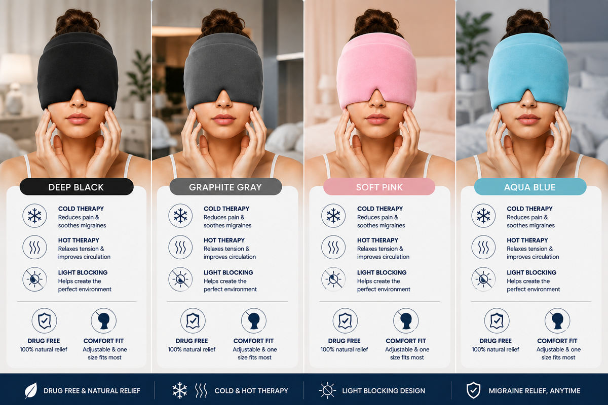 ReliefTherm™ Hot & Cold Migraine Relief Cap